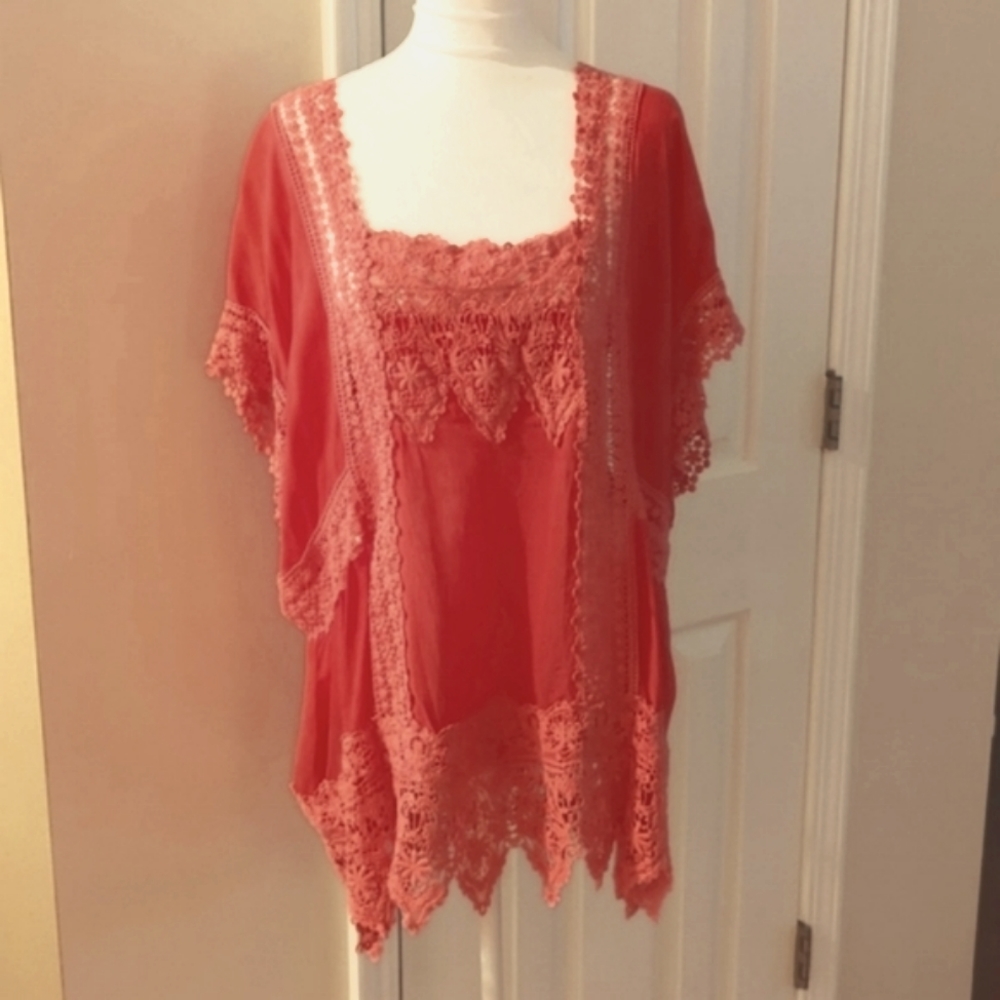 Johnny Was Summer Lace Tunic